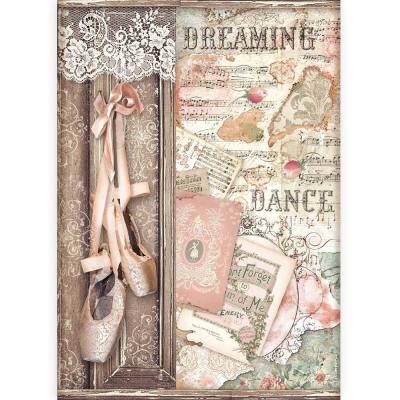 Stamperia Passion Rice Paper - Shoes